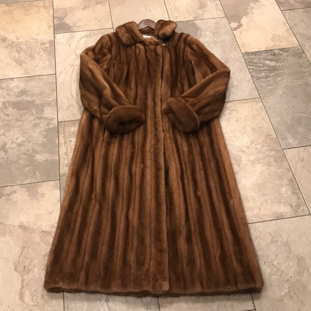 Full length mink coat